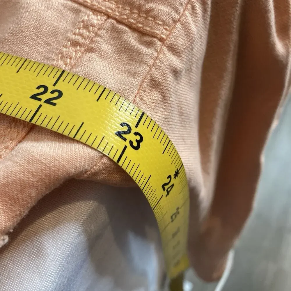 Pilcro Peach Button-Front Oversized Jacket - Picture 4 of 13